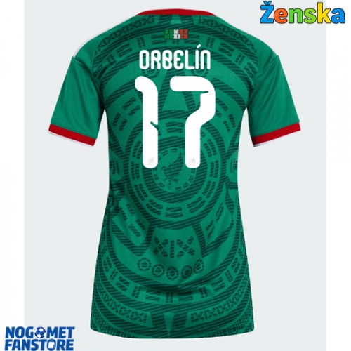 Meksiko Orbelin Pineda #17 Domaci Dres za Ženska SP 2026 Kratak Rukav